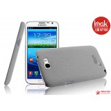 Чехол ImaK Для Samsung Galaxy Note 2 N7100 (Raindrop Серый) + Защитная Плёнка (серый)